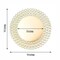 4 GOLD 14" Metal Crystal Beaded Round Charger Plates Wedding Party Supplies